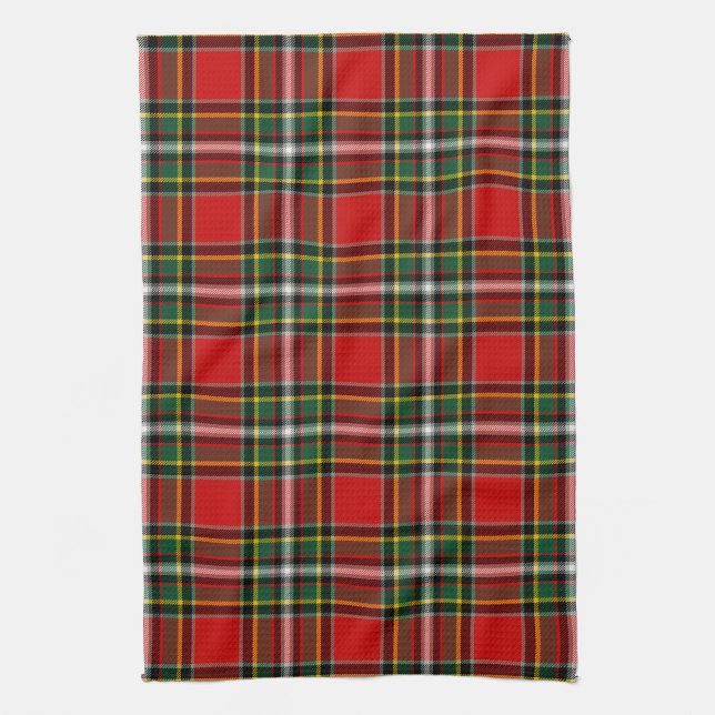 Skotsk Klan Gillespie Tartan Plaid Kökshandduk (Vertikal)