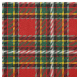 Skotsk Klan Gillespie Tartan Plaid Tyg