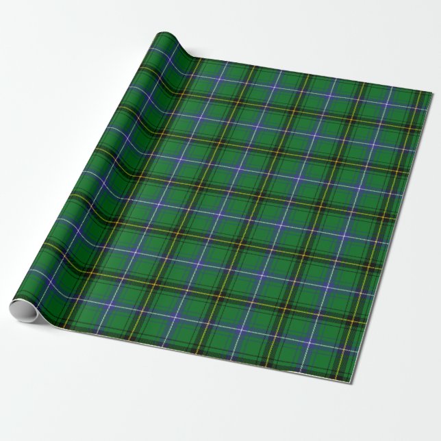 Skotsk Klan Henderson Tartan Play Presentpapper (Utrullad)