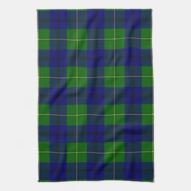 Skotsk Klan Johnston Tartan Plaid Kökshandduk (Vertikal)