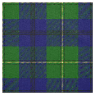 Skotsk Klan Johnston Tartan Plaid Tyg