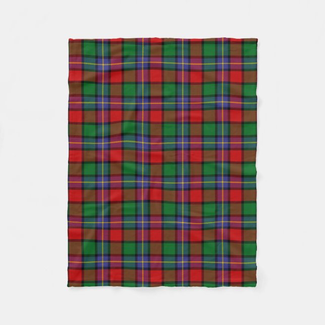 Skotsk Klan Kilgore Tartan Plaid Fleecefilt (Framsidan)
