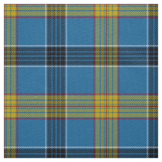 Skotsk Klan Laing Tartan Play Tyg (Prov)