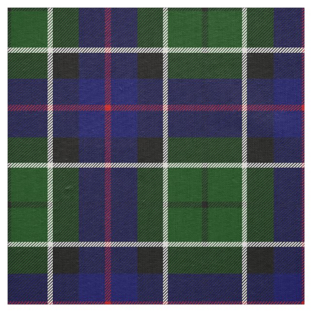 Skotsk Klan Leslie Tartan Play Tyg (Prov)