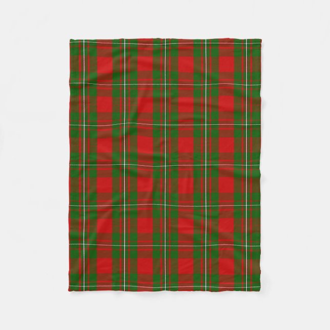 Skotsk Klan MacGregor Tartan Play Fleecefilt (Framsidan)