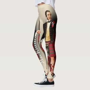 Skotsk klan MacKinnon av R.R. McIan Leggings