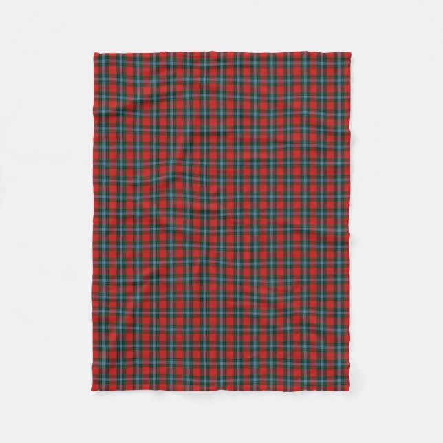 Skotsk klan MacLea Livingstone Classic Tartan Fleecefilt (Framsidan)