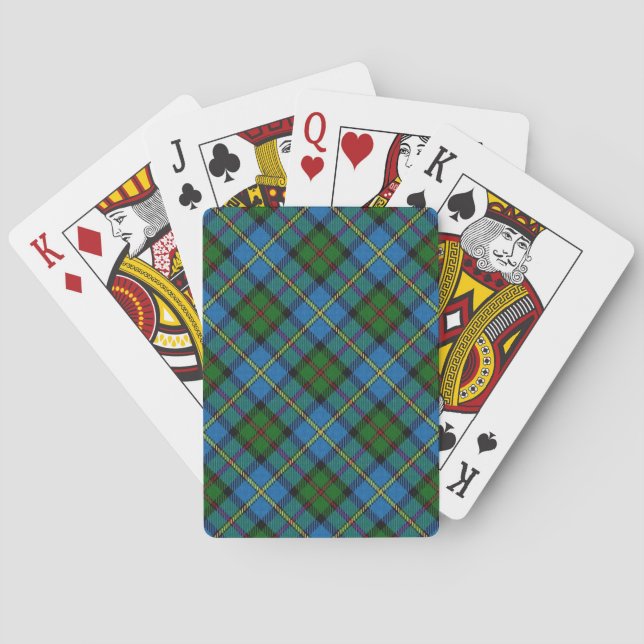 Skotsk klan MacLeod Tartan Deck Kortlek (Baksidan)