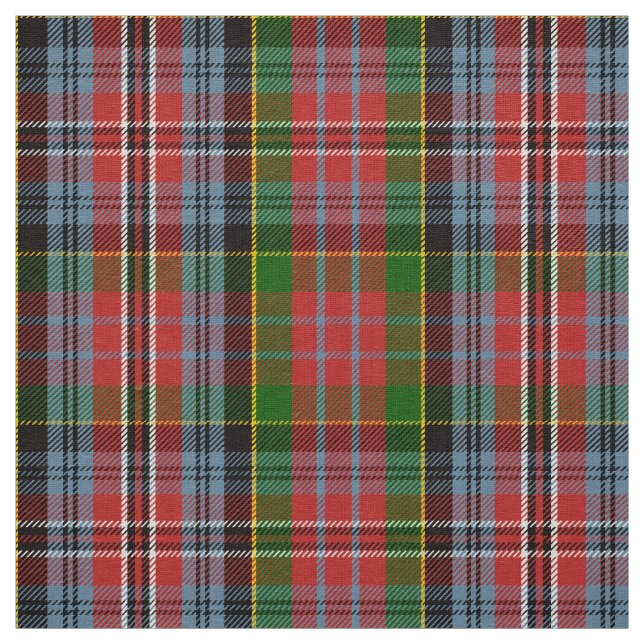 Skotsk Klan MacPherson Tartan Play Tyg (Prov)