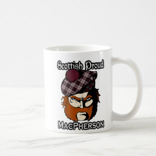 Skotsk Klan MacPherson Tartan Scottish Kaffemugg