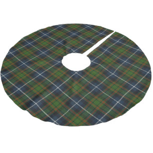 Skotsk klan MacRae jakt-tartan Julgransmatta Borstad Polyester