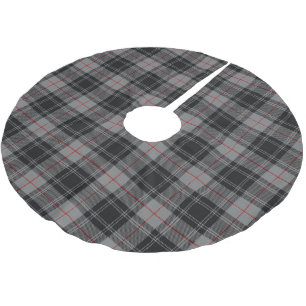 Skotsk Klan Moffat Tartan Julgransmatta Borstad Polyester