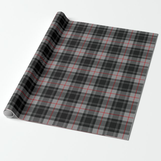 Skotsk Klan Moffat Tartan Plaid Presentpapper (Utrullad)