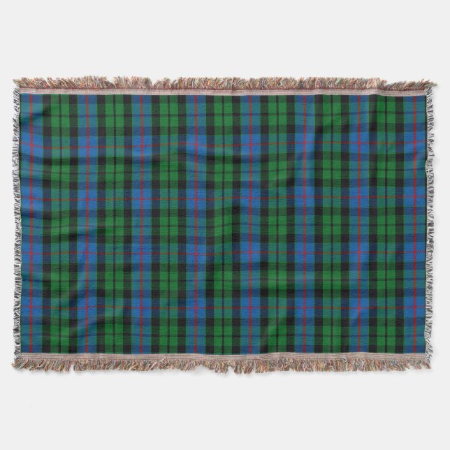 Skotsk Klan Morrison Tartan Play Filt (Framsidan)