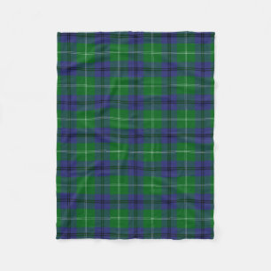 Skotsk Klan Oliphant Tartan Plaid Fleecefilt