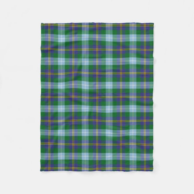 Skotsk Klan Porteous Tartan Play Fleecefilt (Framsidan)