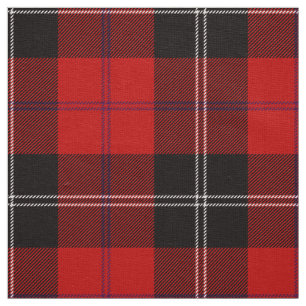 Skotsk Klan Ramsay Tartan Plaid Tyg