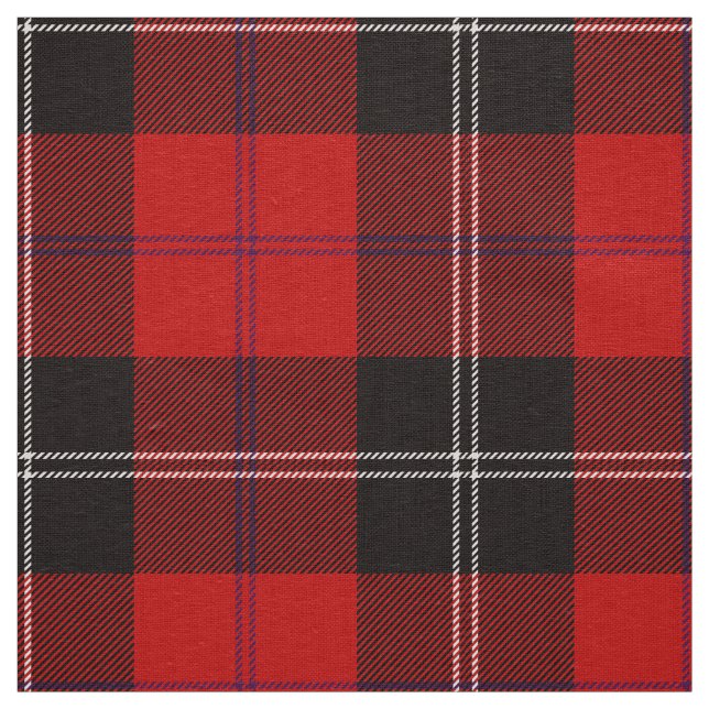 Skotsk Klan Ramsay Tartan Plaid Tyg (Prov)