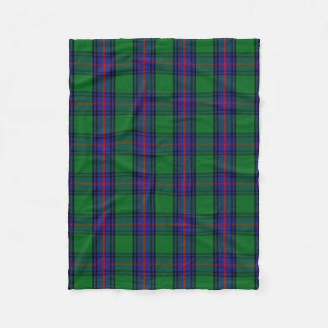 Skotsk Klan Shaw Tartan Play Fleecefilt (Framsidan)