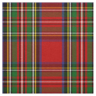 Skotsk Klan Stewart Tartan Plaid Tyg