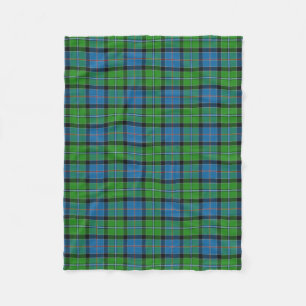 Skotsk Klan Stirling Tartan Plade Fleecefilt