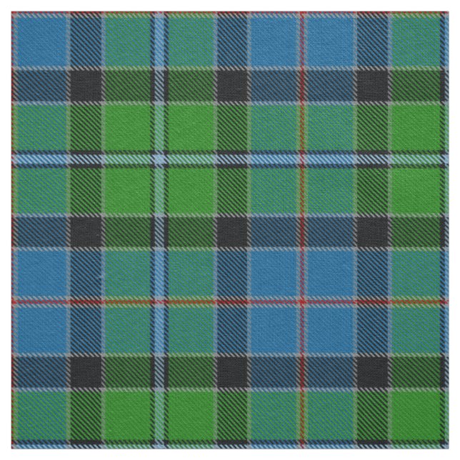 Skotsk Klan Stirling Tartan Plade Tyg (Prov)