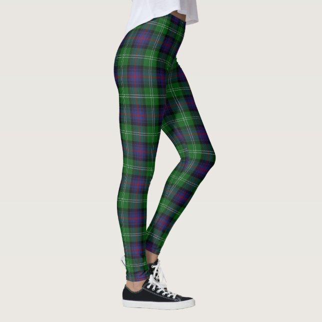 Skotsk Klan Sutherland Tartan Leggings (Höger)