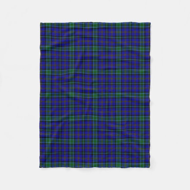 Skotsk Klan Weir Tartan Play Fleecefilt (Framsidan)