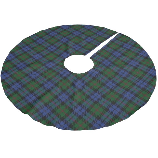 Skotsk klanBaird Tartan Julgransmatta Borstad Polyester (Vinklad)