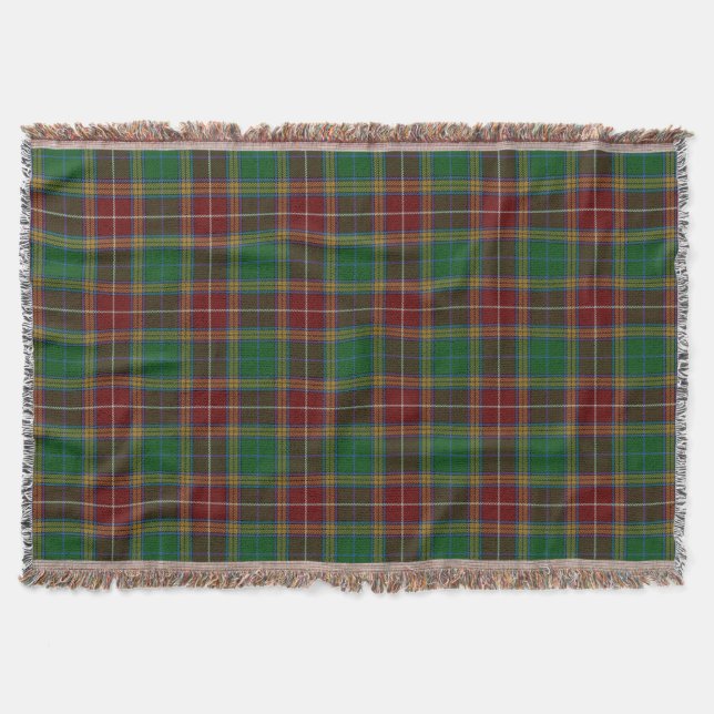 Skotsk klanBaxter Tartan Mysfilt (Framsidan)