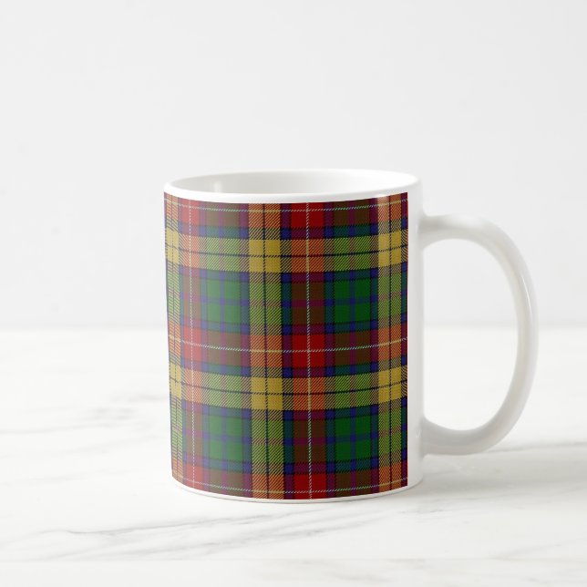 Skotsk klanBuchanan Tartan Kaffemugg (Höger)