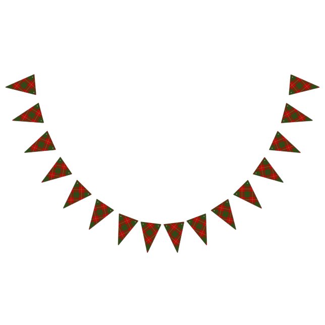 Skotsk klanCameron Tartan Vimplar (Alla)