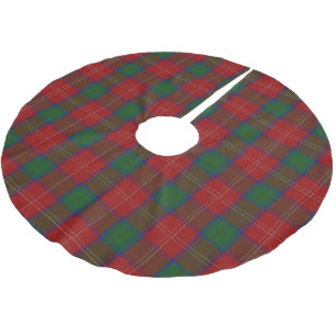 Skotsk klanChisholm Tartan Julgransmatta Borstad Polyester