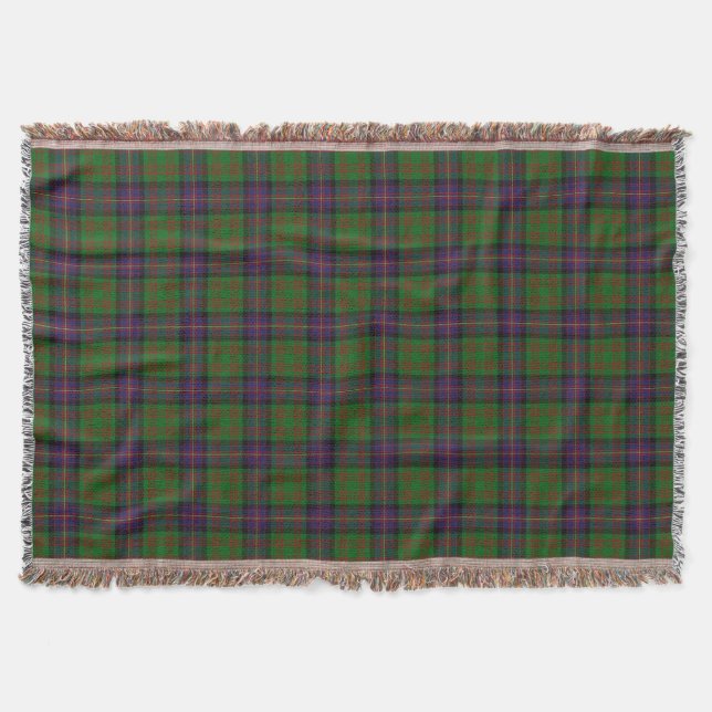 Skotsk klanCochrane Cochran Tartan Filt (Framsidan)