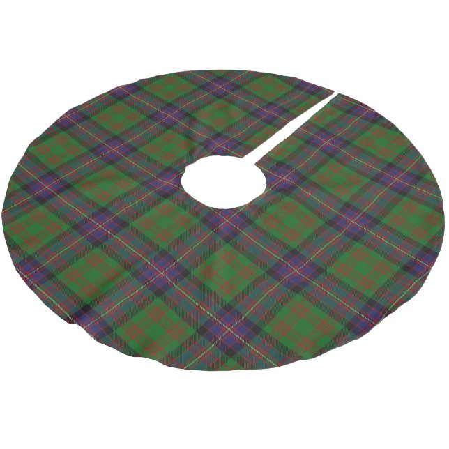 Skotsk klanCochrane Cochran Tartan Julgransmatta Borstad Polyester (Vinklad)