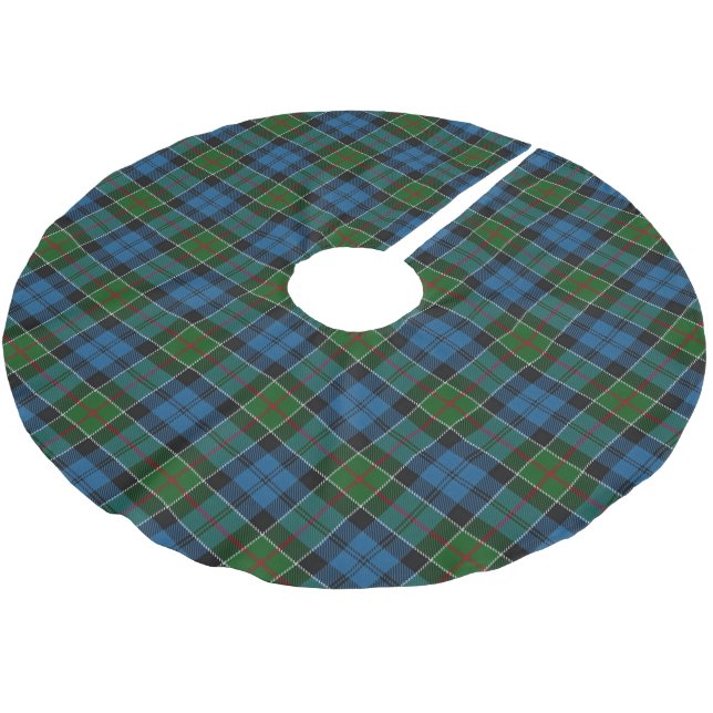 Skotsk klanColquhoun Tartan Julgransmatta Borstad Polyester (Vinklad)