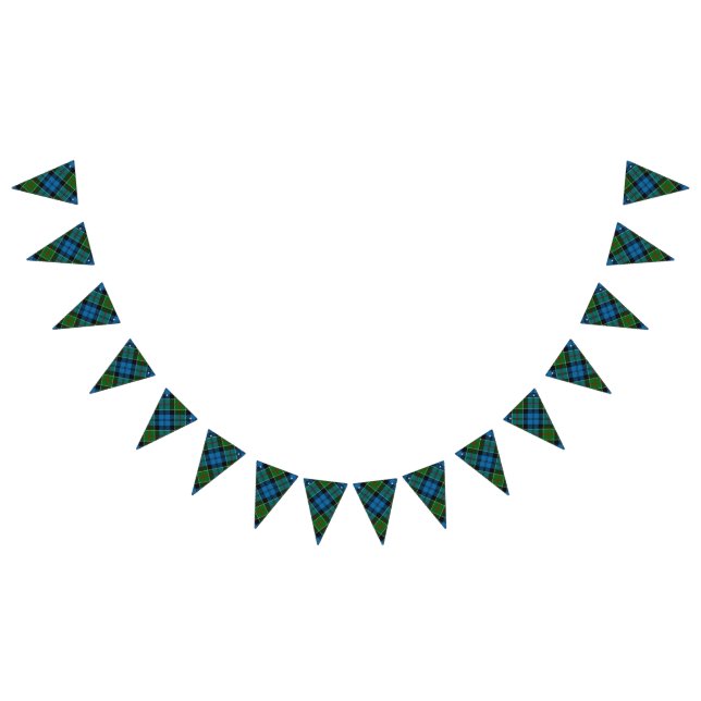 Skotsk klanColquhoun Tartan Vimplar (Alla)