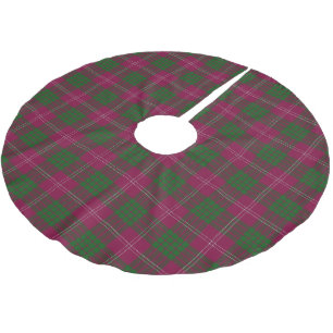 Skotsk klanCrawford Tartan Julgransmatta Borstad Polyester