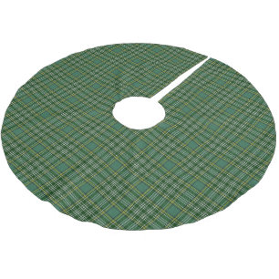 Skotsk klanCurrie Tartan Julgransmatta Borstad Polyester
