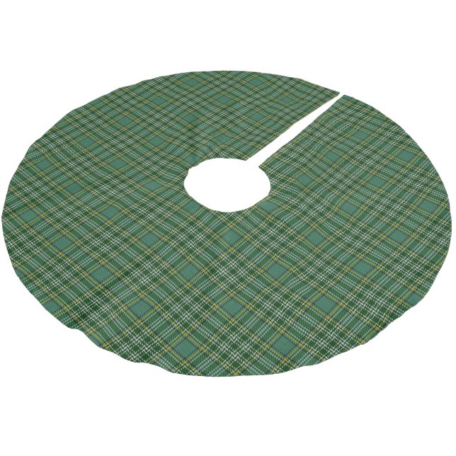 Skotsk klanCurrie Tartan Julgransmatta Borstad Polyester (Vinklad)
