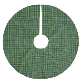 Skotsk klanCurrie Tartan Julgransmatta Borstad Polyester
