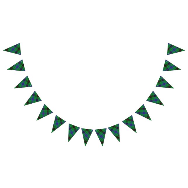 Skotsk klanDavidson Tartan Vimplar (Alla)