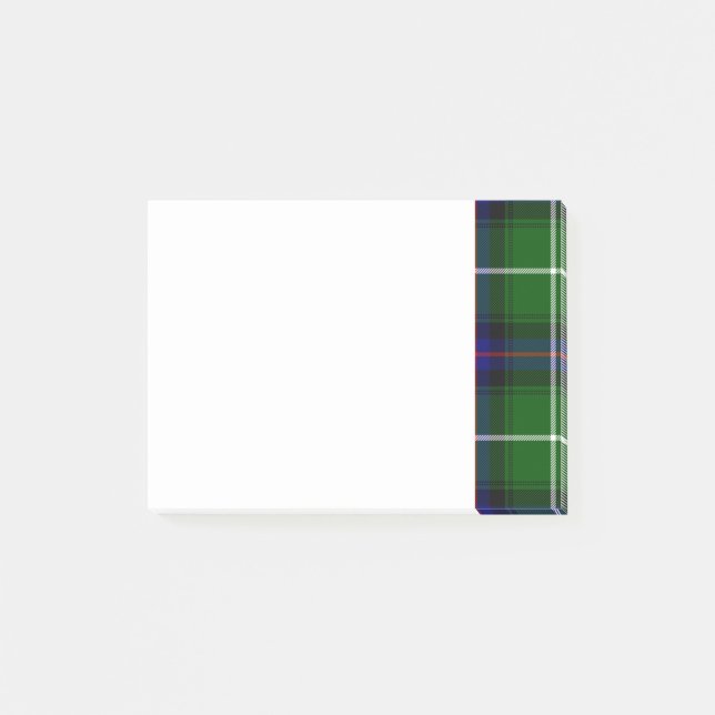 Skotsk klanDonald Tartan och vapensköld Post-it Block (Framsida)