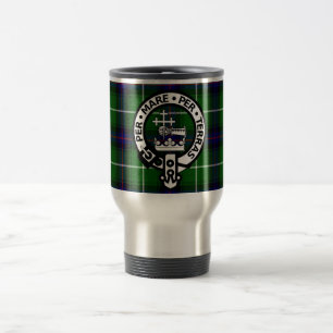 Skotsk klanDonald Tartan och vapensköld Resemugg