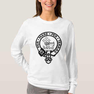 Skotsk klanDonald Tartan och vapensköld T-shirt