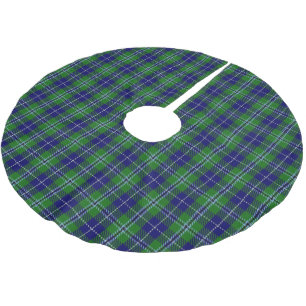 Skotsk klanDouglas Tartan Julgransmatta Borstad Polyester