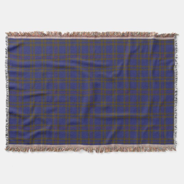 Skotsk klanElliot Elliott Tartan Filt (Framsidan)