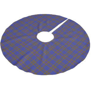 Skotsk klanElliot Elliott Tartan Julgransmatta Borstad Polyester