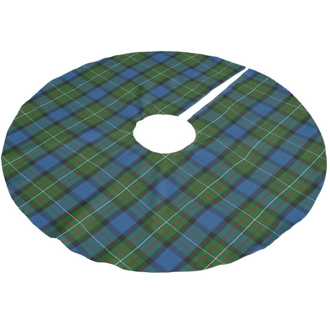 Skotsk klanFergusson Ferguson Tartan Julgransmatta Borstad Polyester (Vinklad)