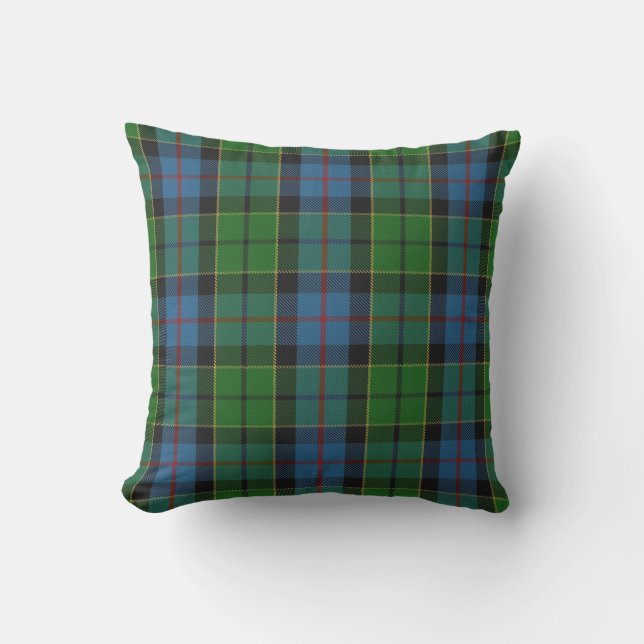 Skotsk klanForsyth Forsythe Tartan Utomhuskudde (Framsida)